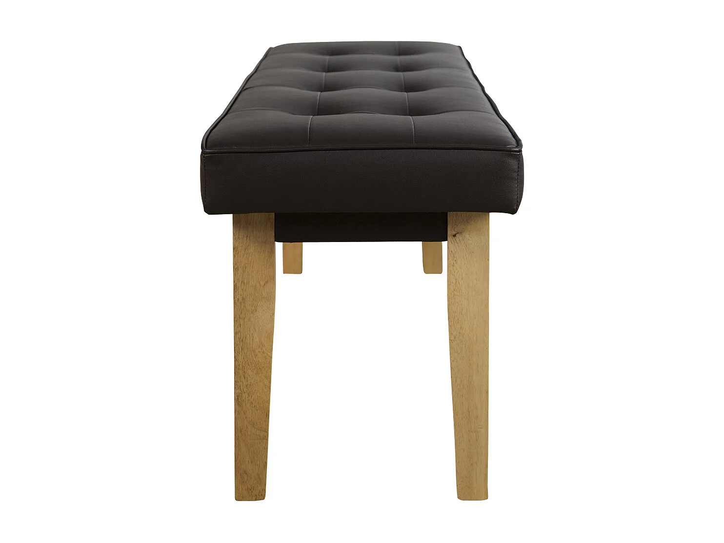 Ławka 103x41x47 cm brązowa