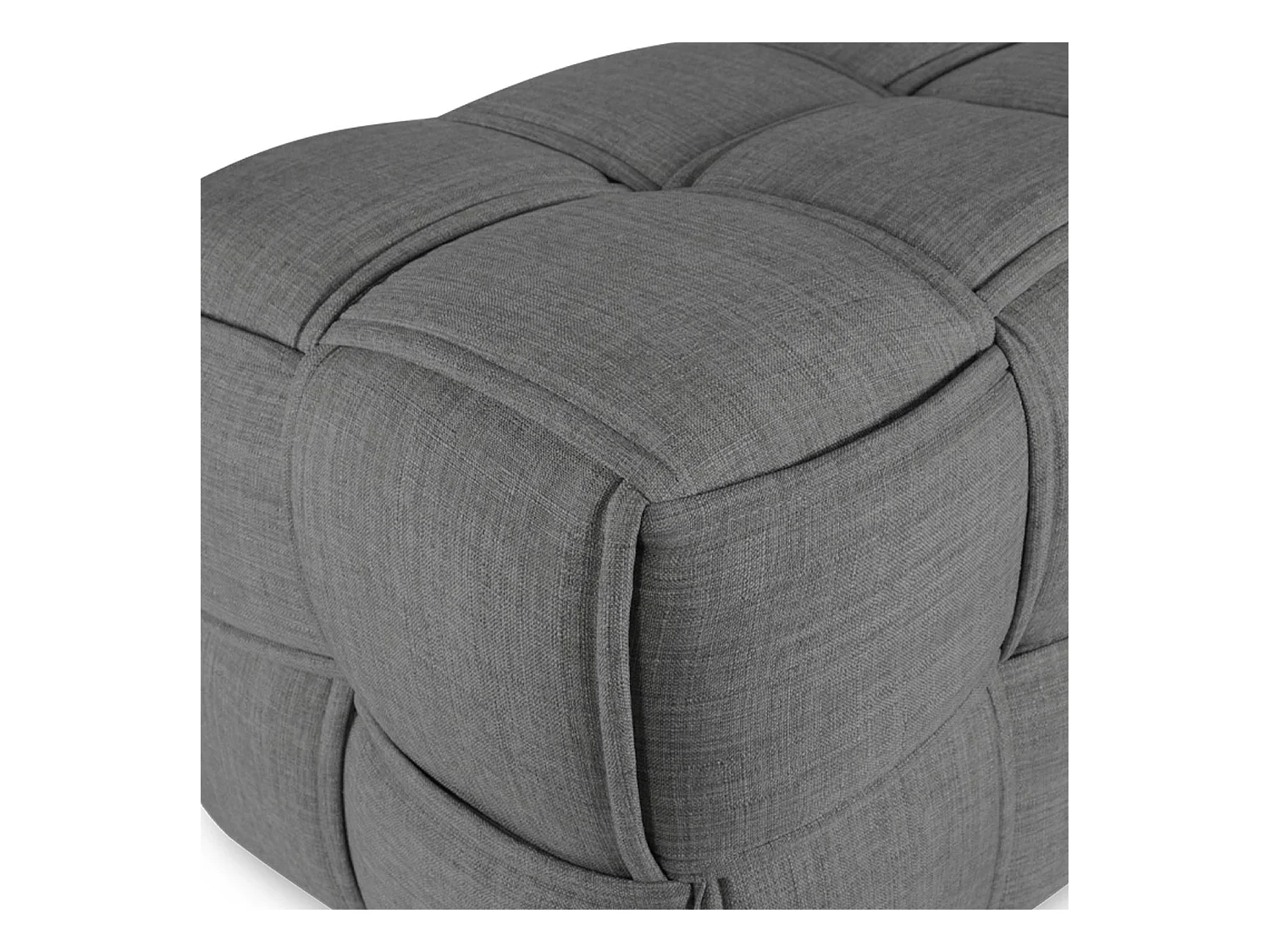 Tabouret banc 86x43x40 cm gris