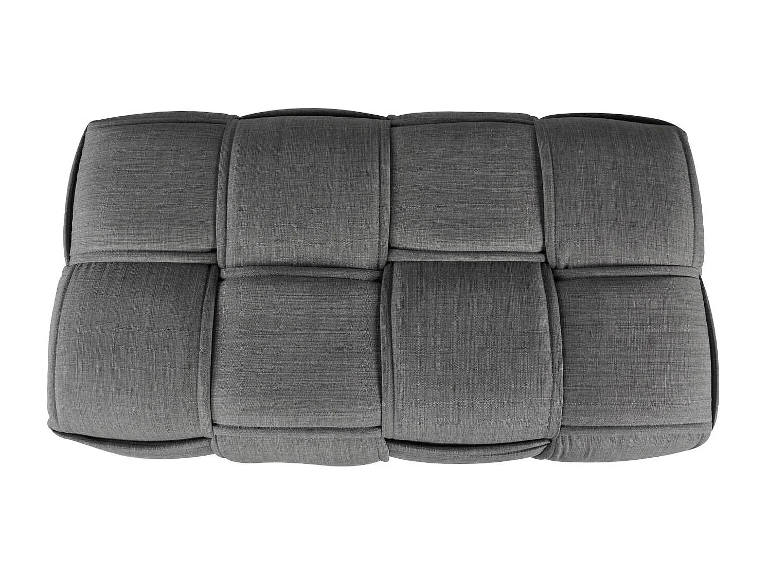 Bankkruk 86x43x40 cm grijs