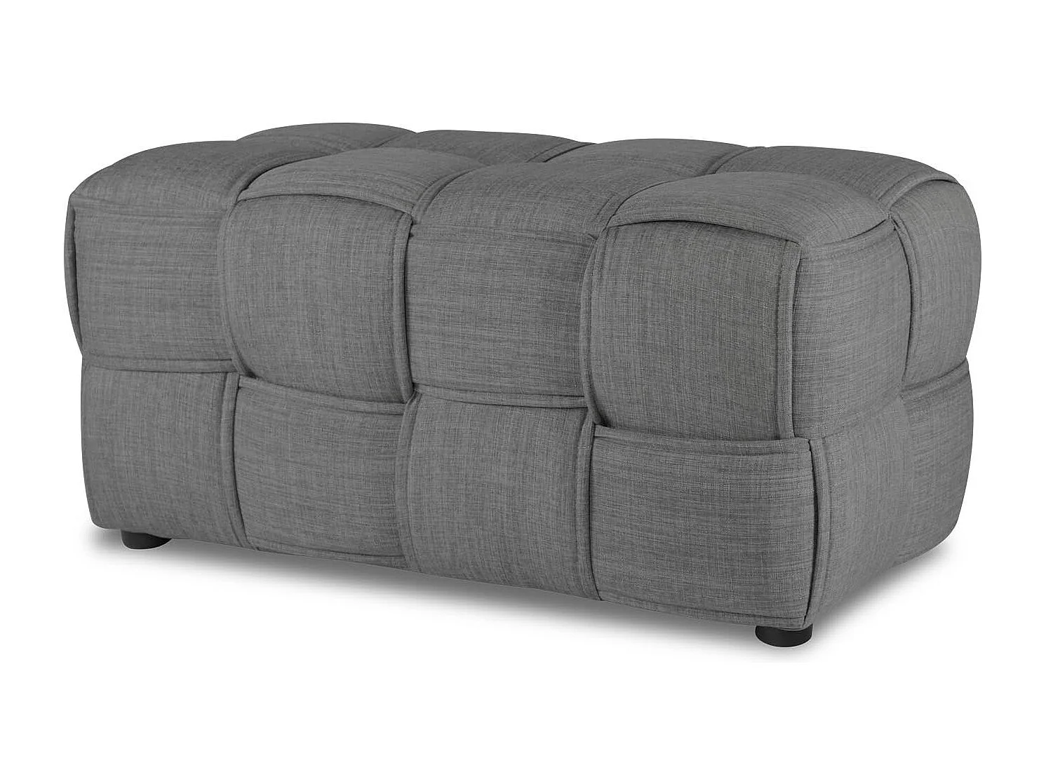 Bankkruk 86x43x40 cm grijs