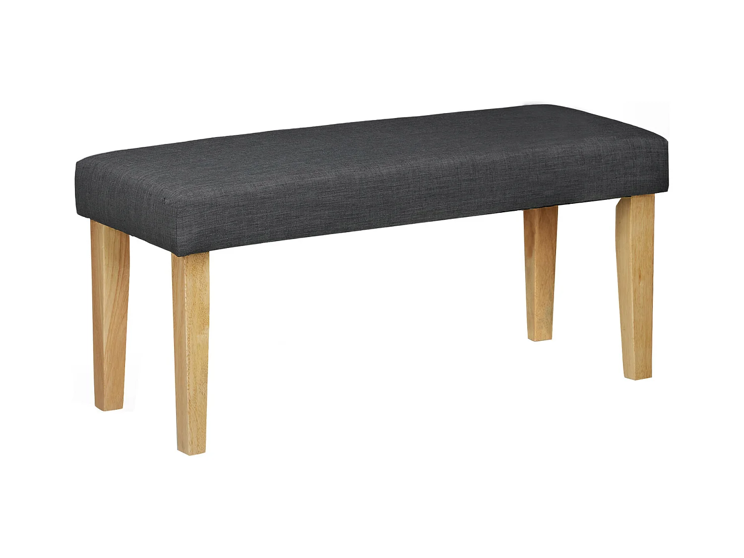 Banc 103x41x47 cm gris foncé