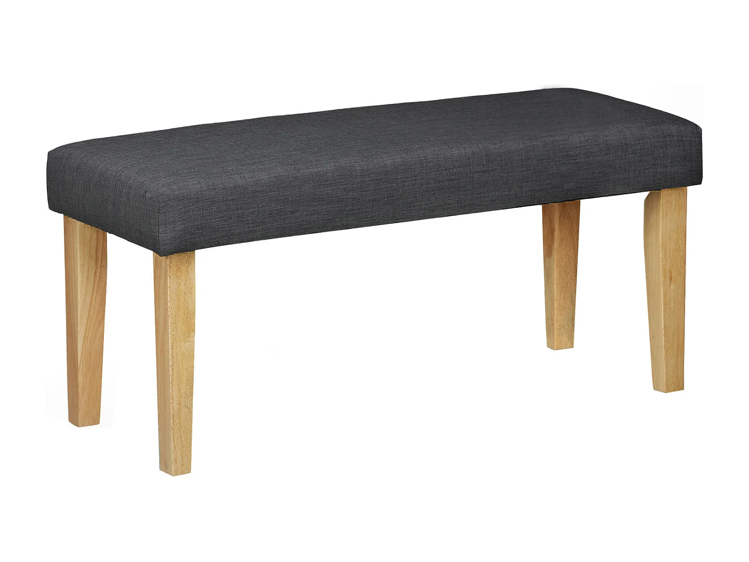 Banc 103x41x47 cm gris foncé