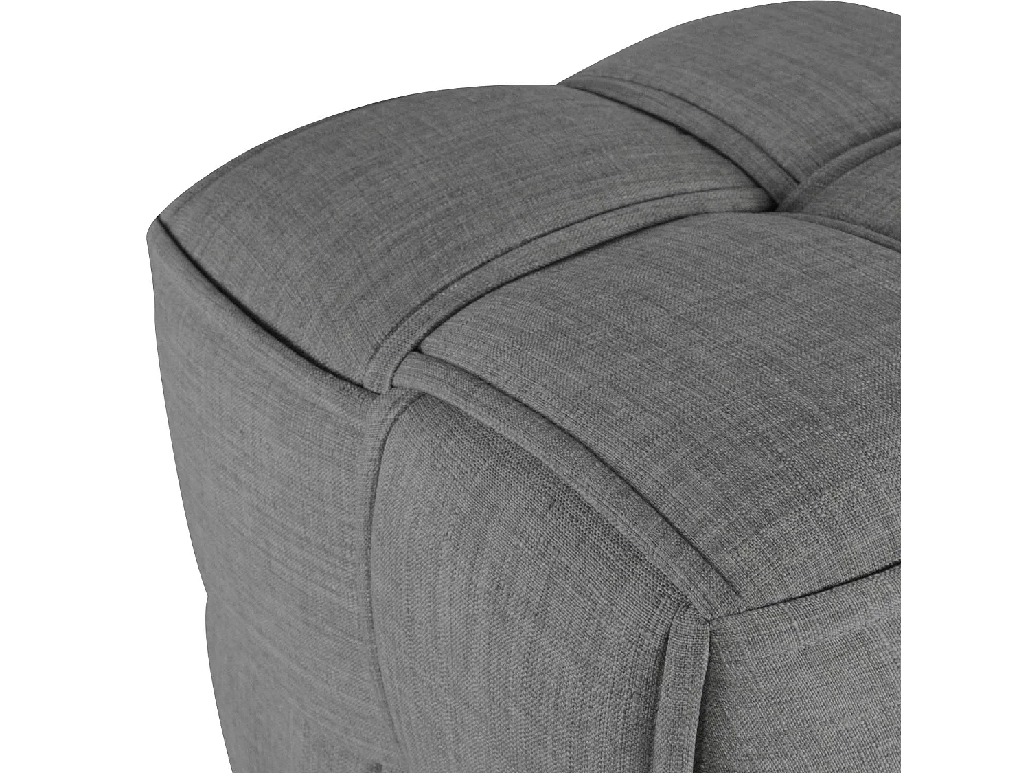 Banco 43x40x43 cm cinza