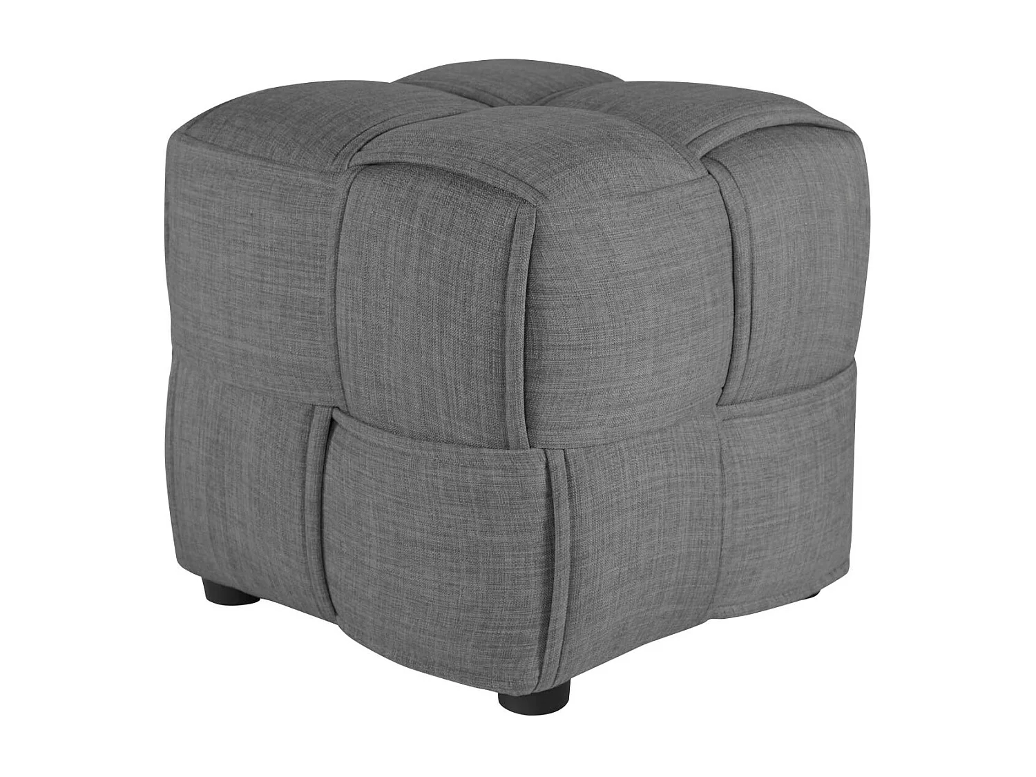 Banco 43x40x43 cm cinza