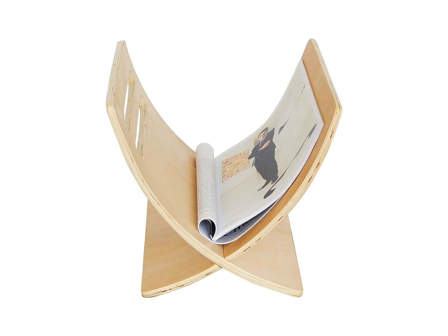 Krantenrek 30x29x36 cm natuurlijk