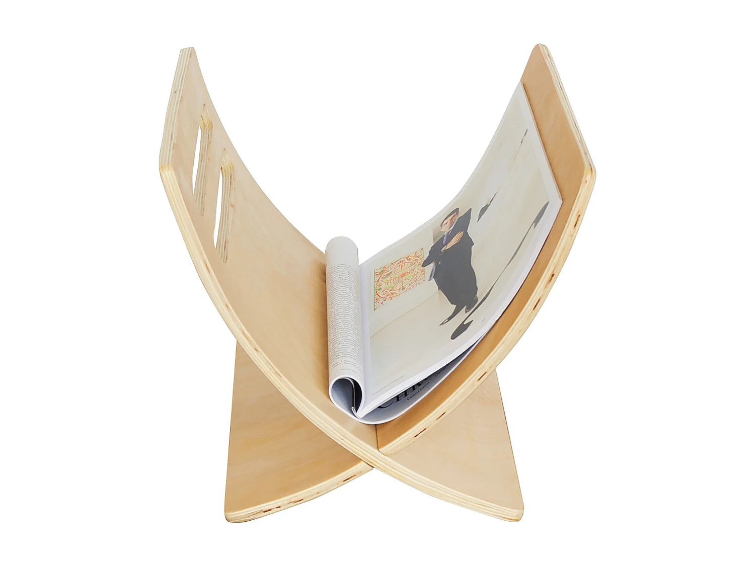 Revistero 30x29x36 cm natural