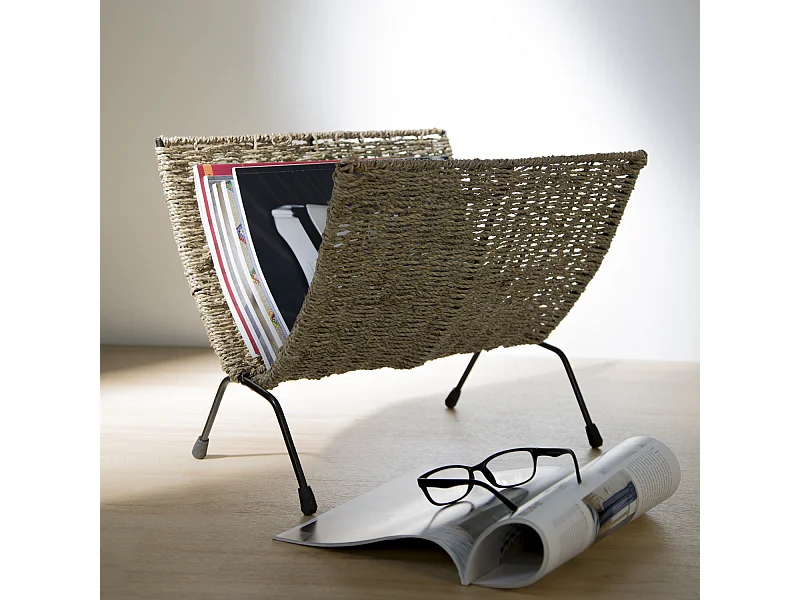 Zeitungsständer 37x33x23 cm schwarz