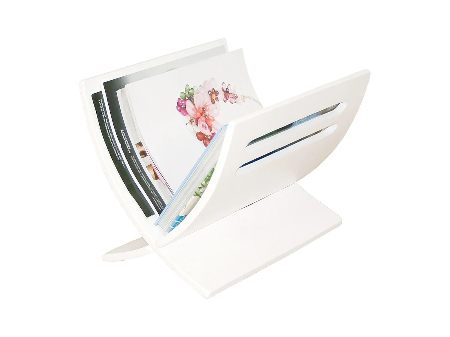 Krantenrek 30x29x36 cm wit