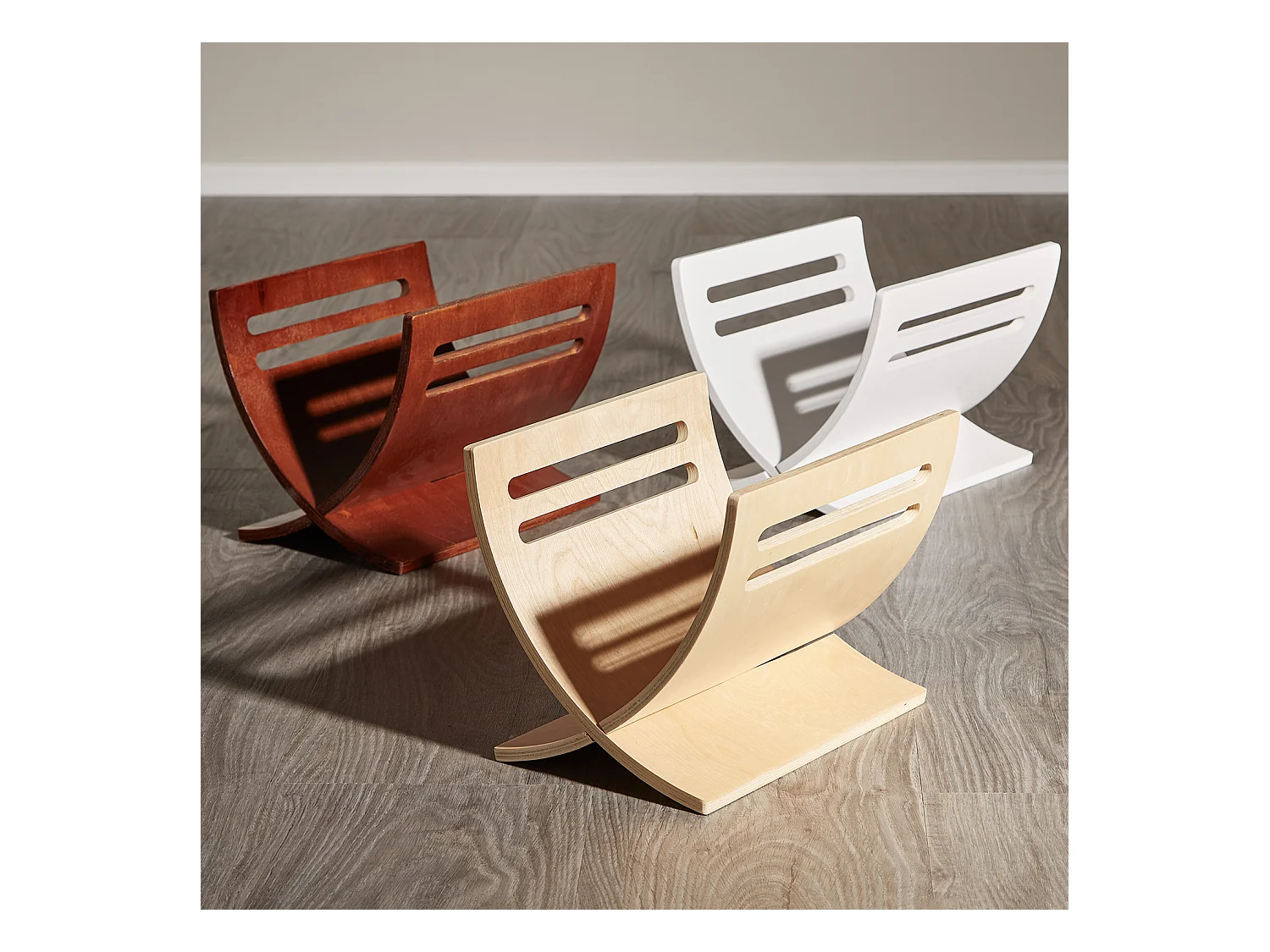 Krantenrek 30x29x36 cm wit