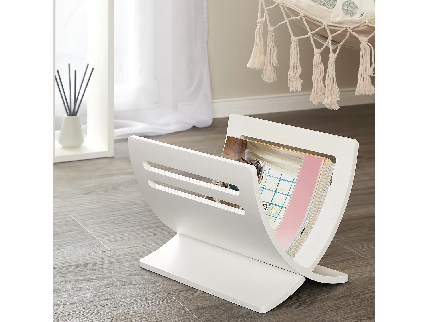 Revistero 30x29x36 cm blanco