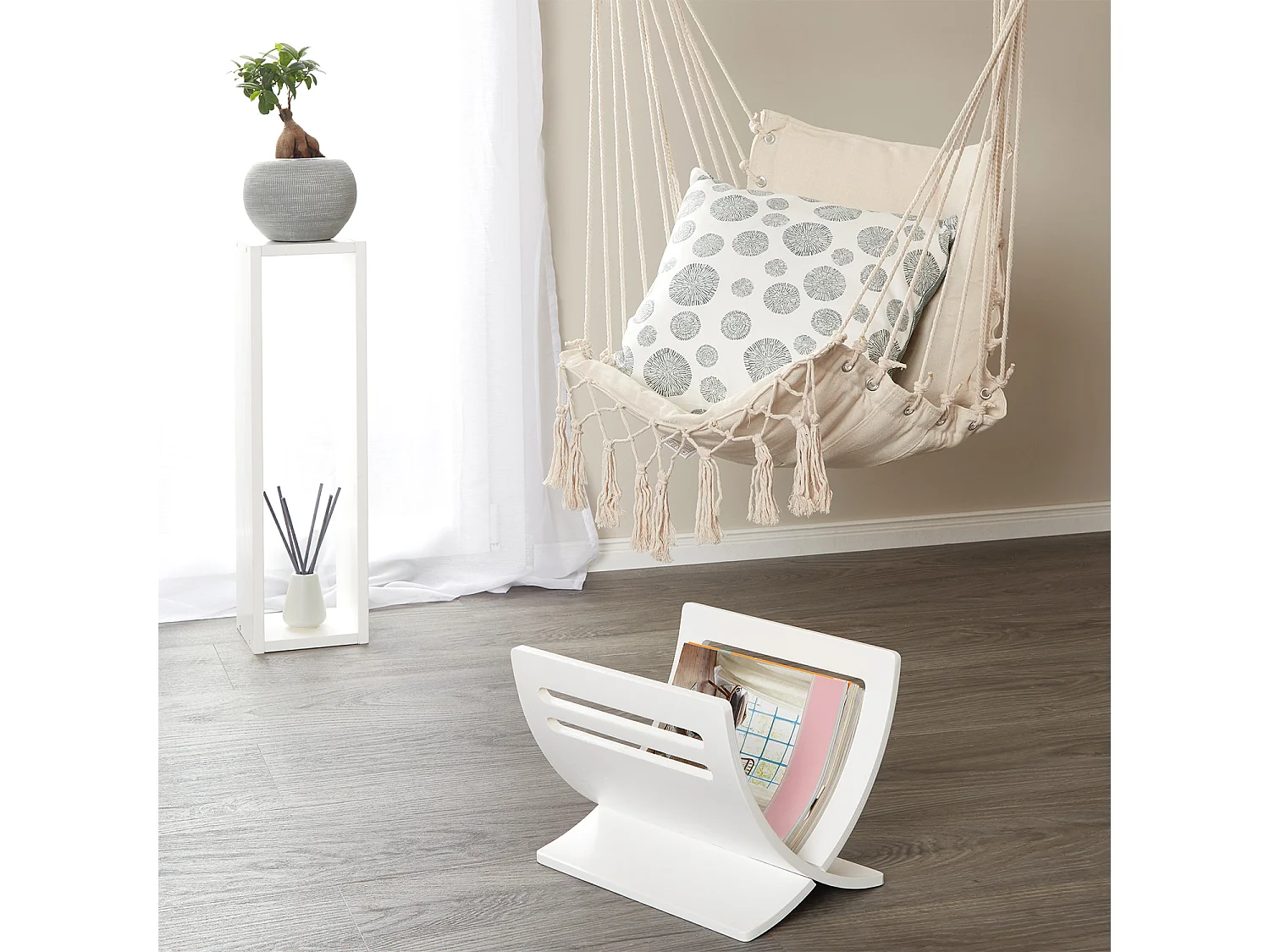 Revistero 30x29x36 cm blanco