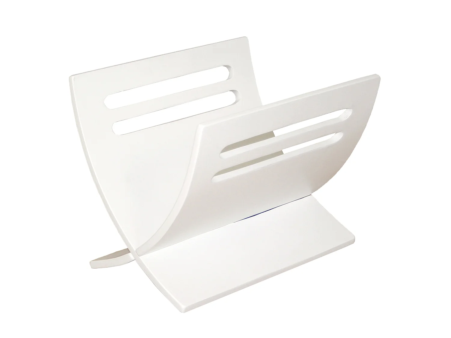 Porte-journaux 30x29x36 cm blanc