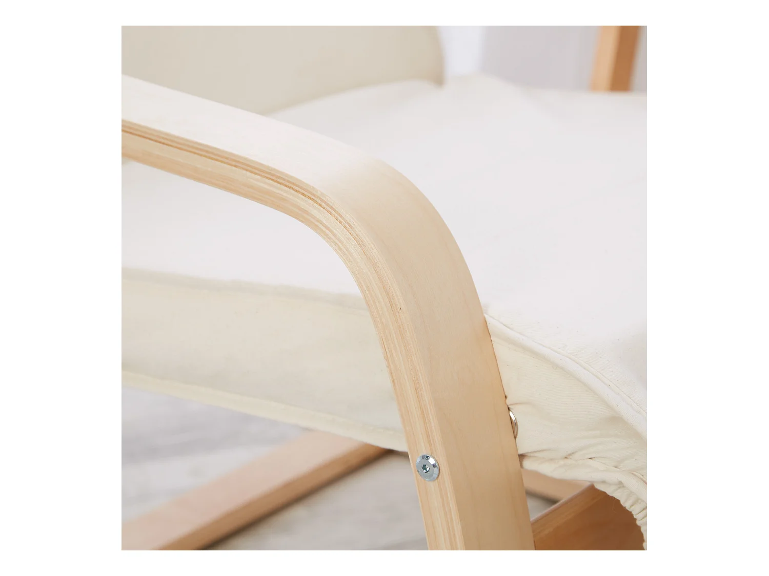 Relaxsessel 66,5x94x62,5 cm Natur Eames