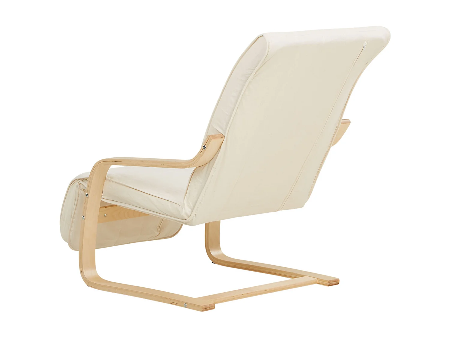 Fauteuil relax 66,5x94x62,5 cm naturel Eames