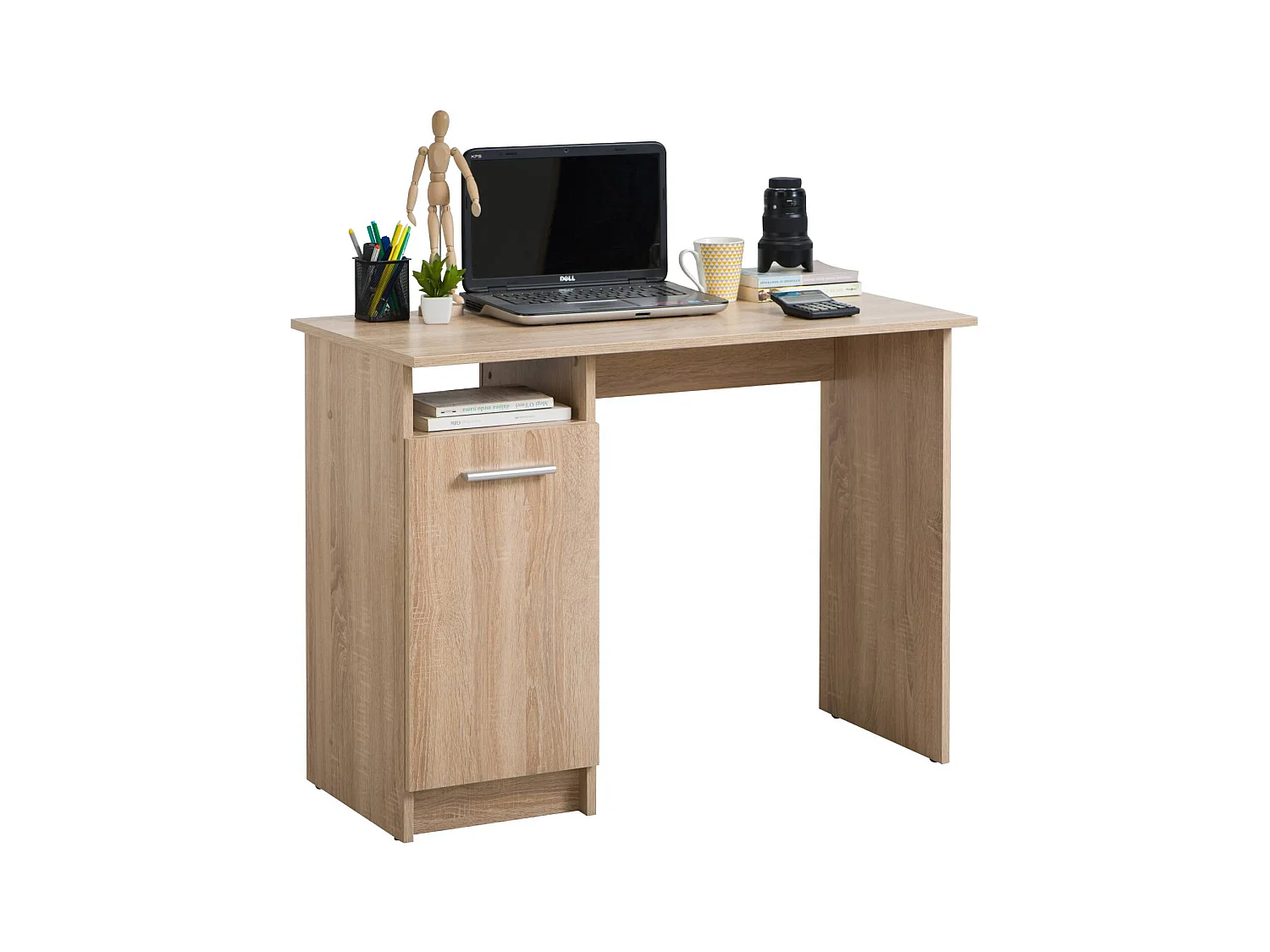 Scrivania per computer 100x50x74,5 cm naturale