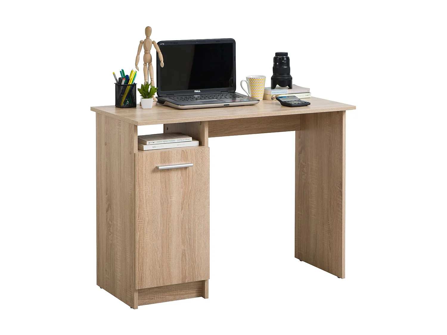 Scrivania per computer 100x50x74,5 cm naturale