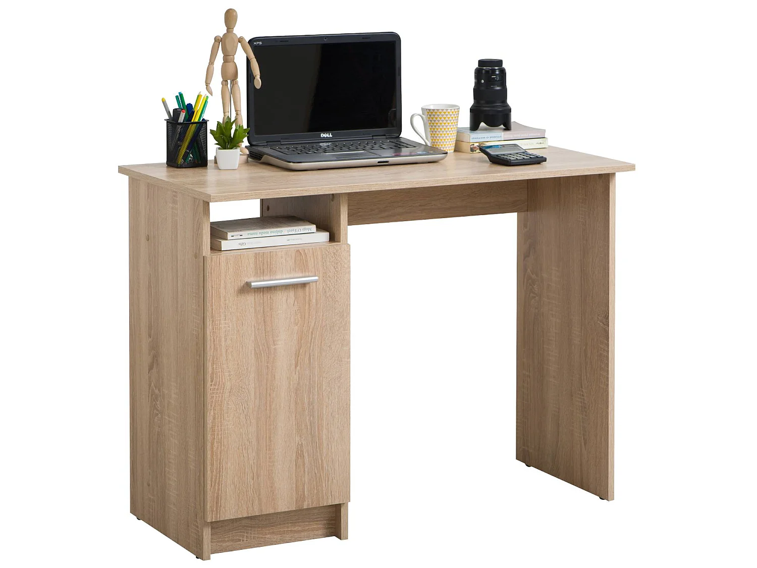 Skrivebord, Home, 100x74,5x50 cm, Brun