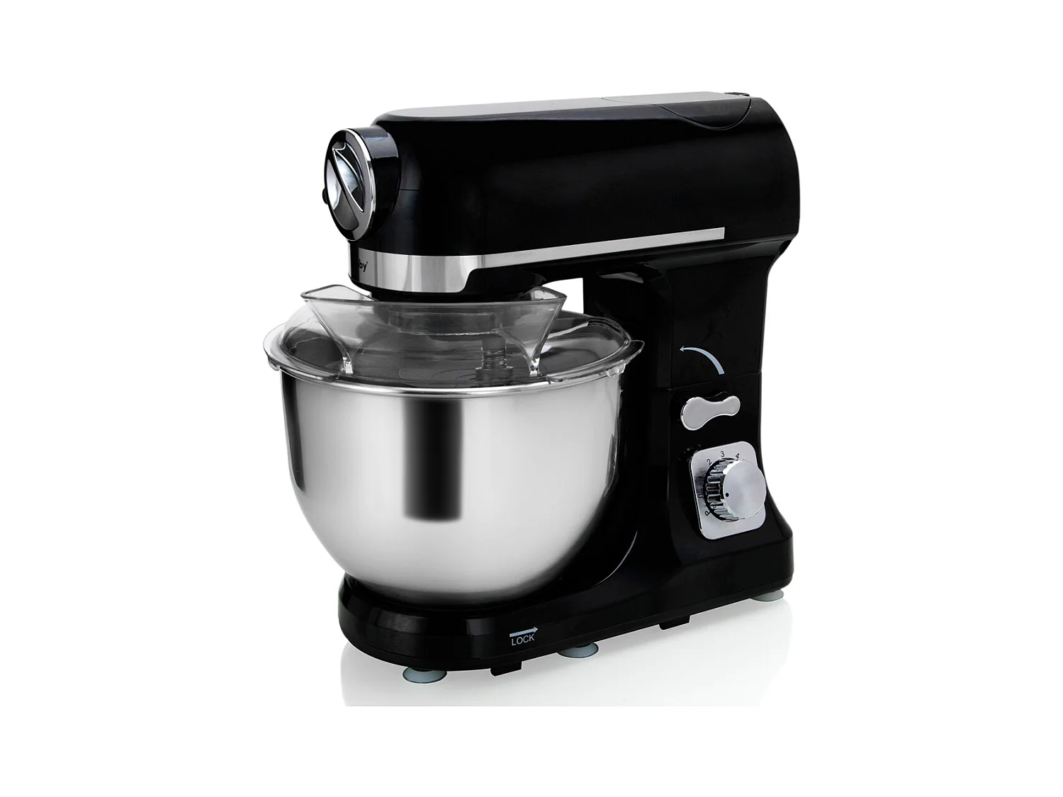 Robby Robot multifonctions 5l 1000w noir avec hachoir et blender 1,5l en verre - robimix noir