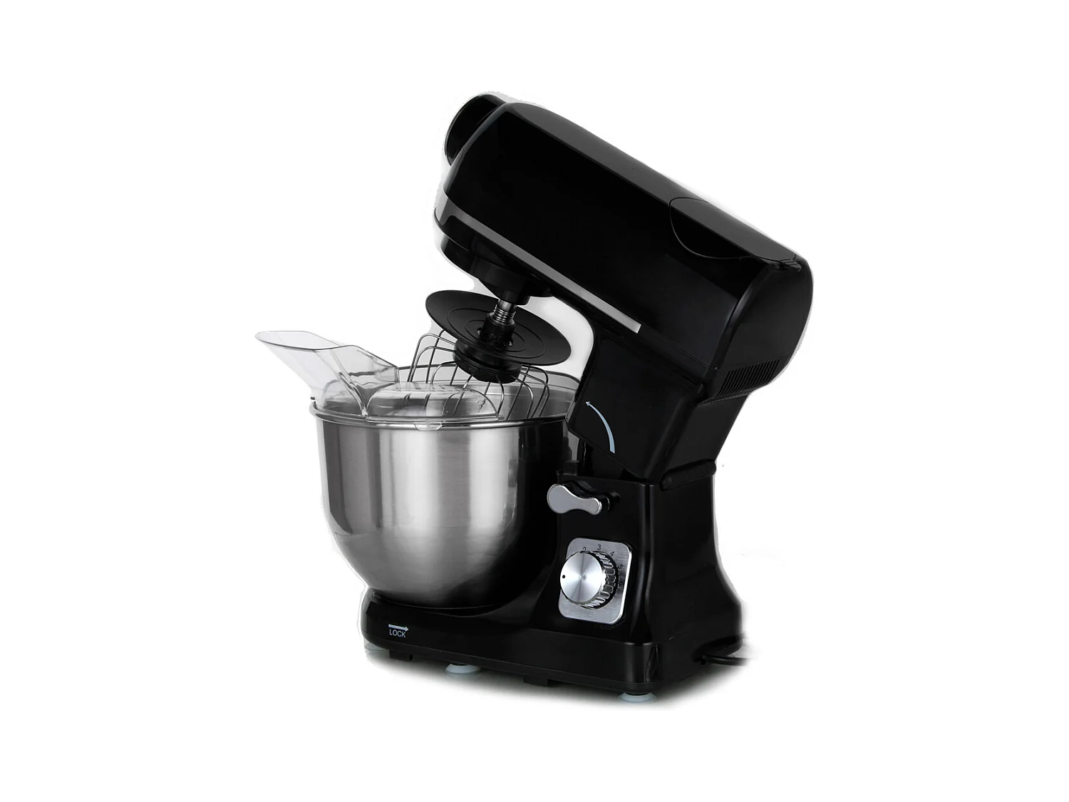 Robby Robot multifonctions 5l 1000w noir avec hachoir et blender 1,5l en verre - robimix noir