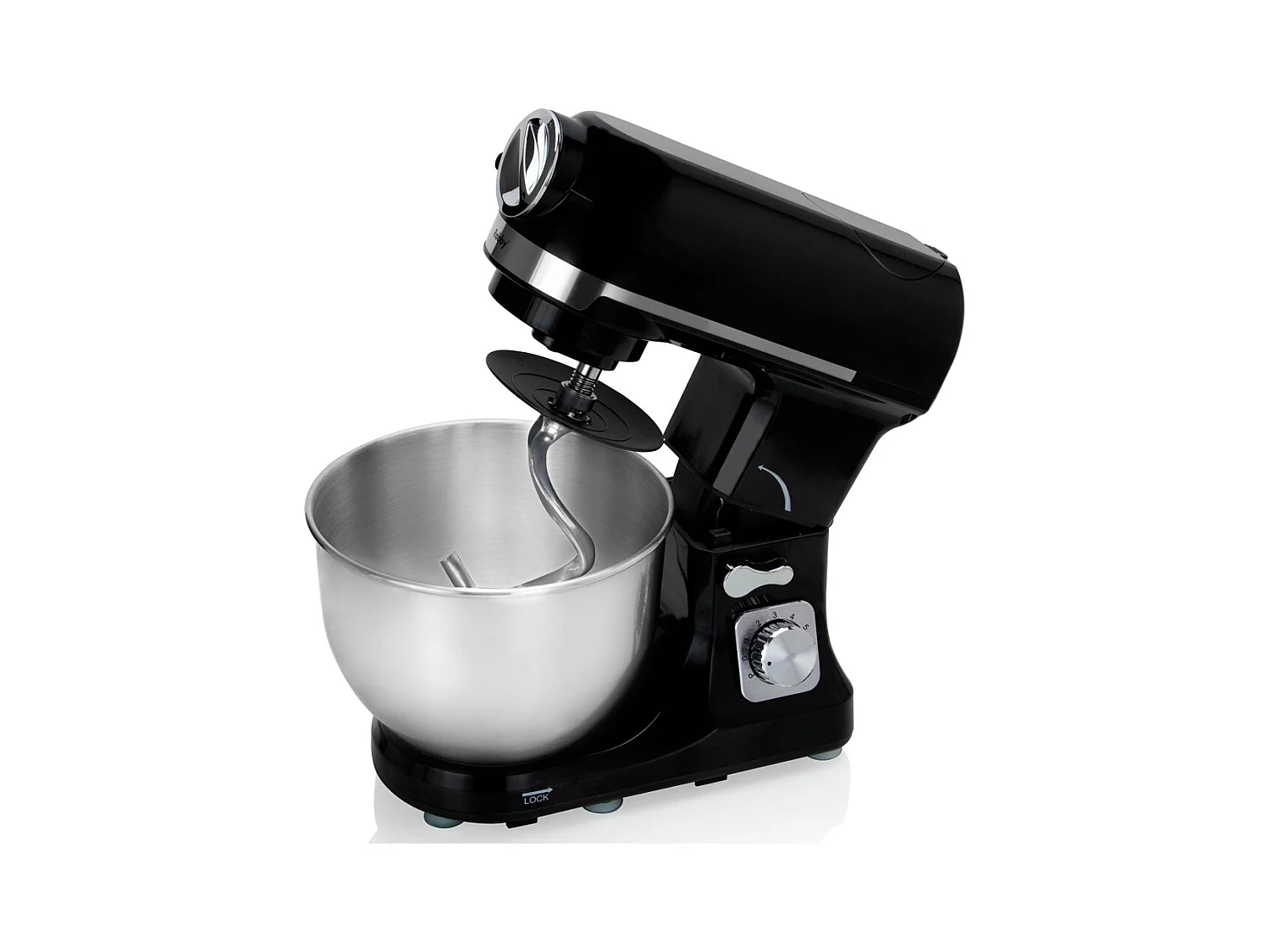 Robby Robot multifonctions 5l 1000w noir avec hachoir et blender 1,5l en verre - robimix noir