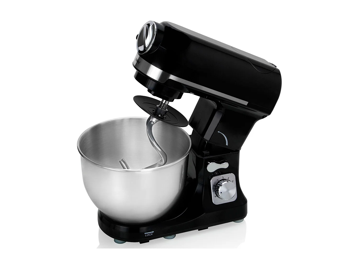 Robby Robot multifonctions 5l 1000w noir avec hachoir et blender 1,5l en verre - robimix noir