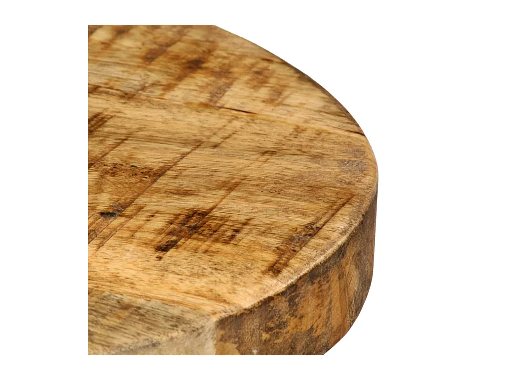 Lot de deux tabourets bois marron 30 x 30 x 76 cm 1202183