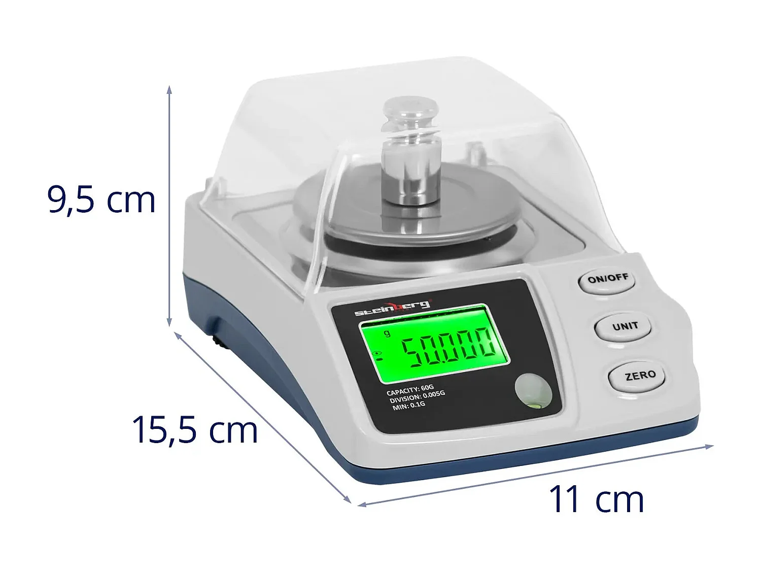 Balance digitale de précision argenté 14_0008342