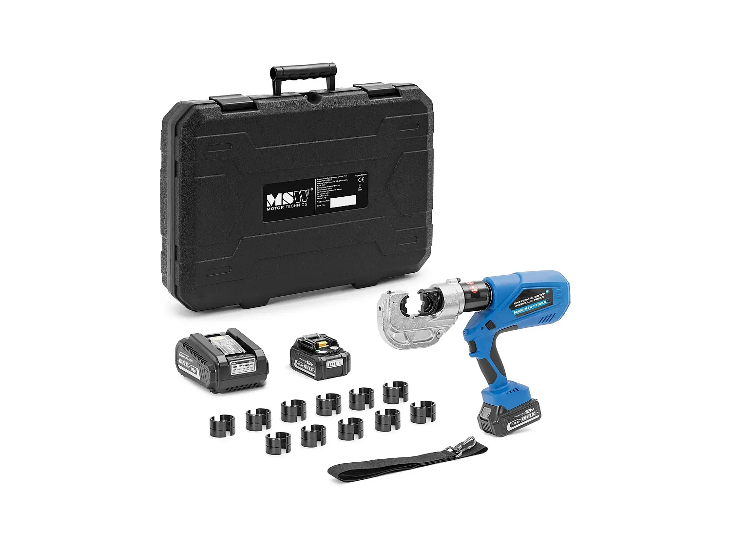 Pince à sertir hydraulique bleue 14_0009498