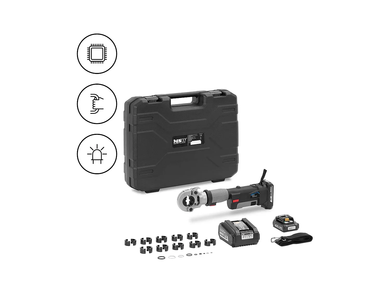 Pince à sertir hydraulique grise 14_0009497