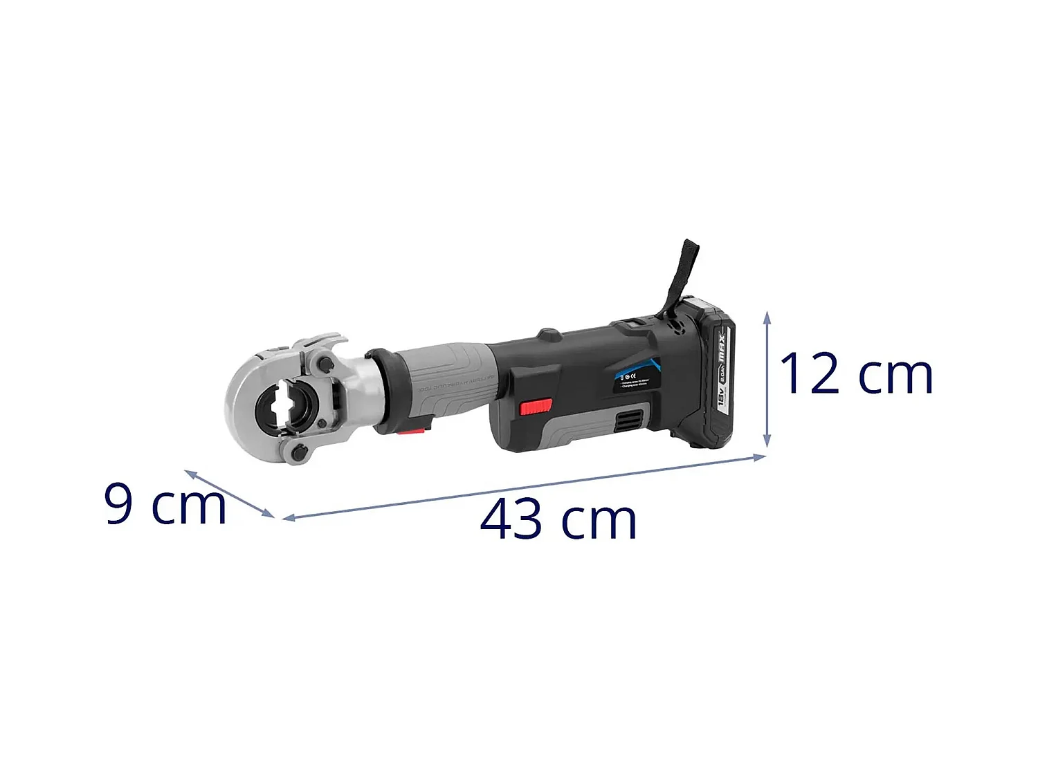 Pince à sertir hydraulique grise 14_0009497