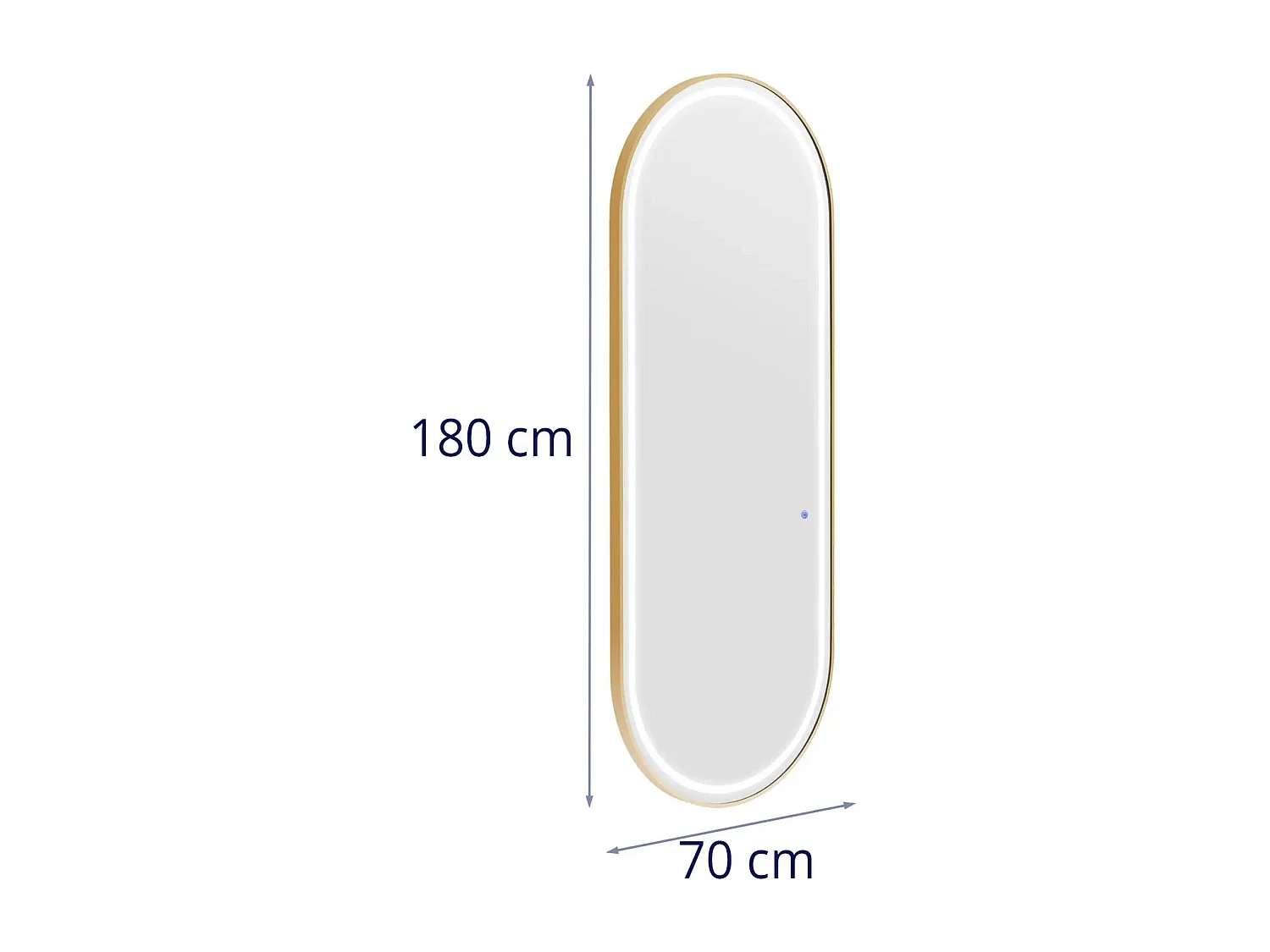 Poste de coiffure miroir 70 x 4 x 180 cm 14_0009651