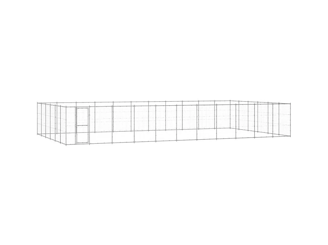 Chenil extérieur cage enclos 1210 x 660 x 180 cm 02_0000429