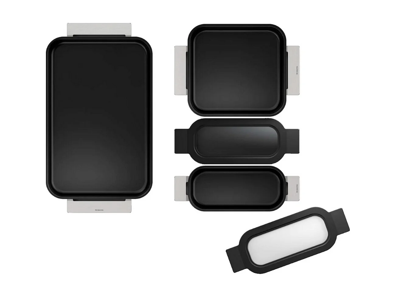 Bosch Batterie de cuisine 4 pièces acier inoxydable - HEZ9FF040