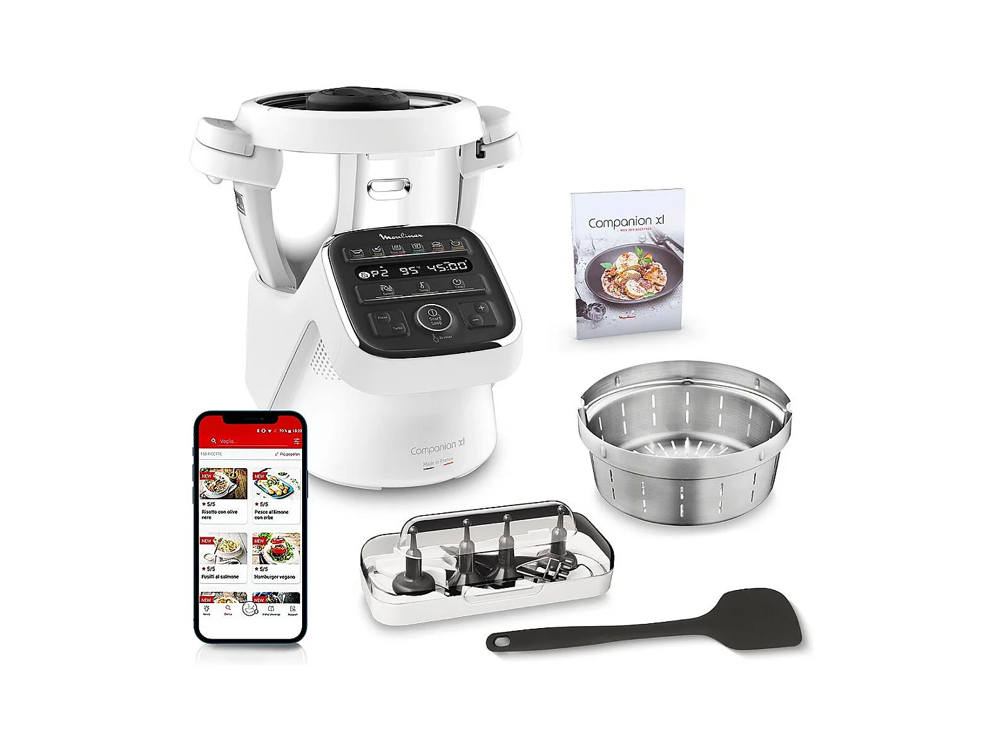 Moulinex Robot cuiseur multifonctions 3l 1550w - yy4968fg