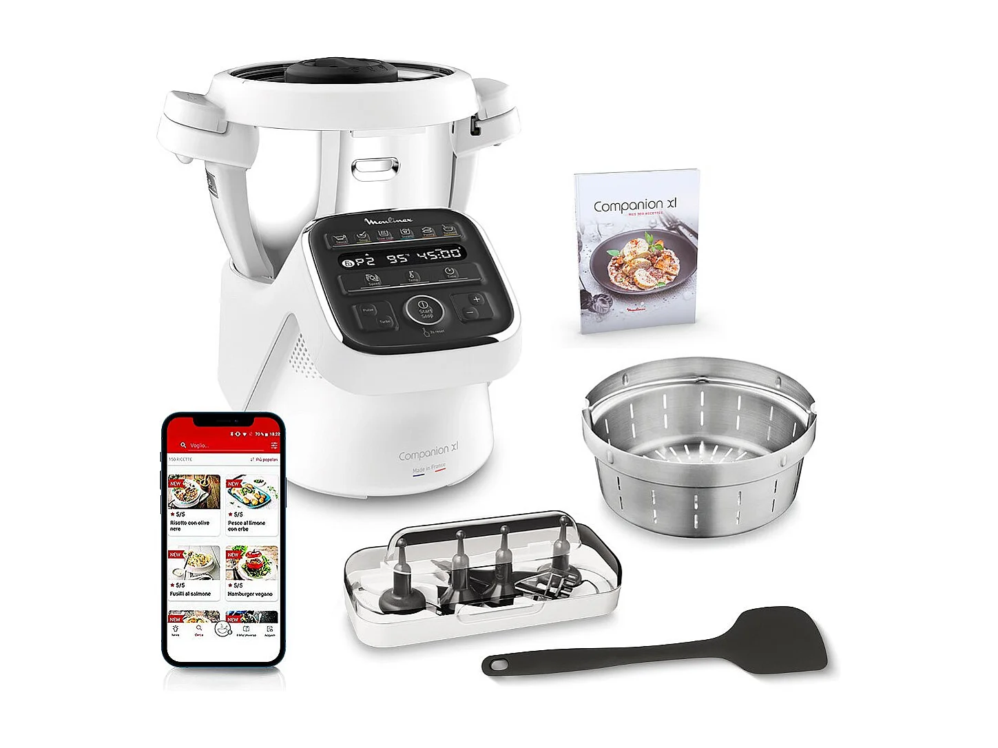 Moulinex Robot cuiseur multifonctions 3l 1550w - YY4968FG