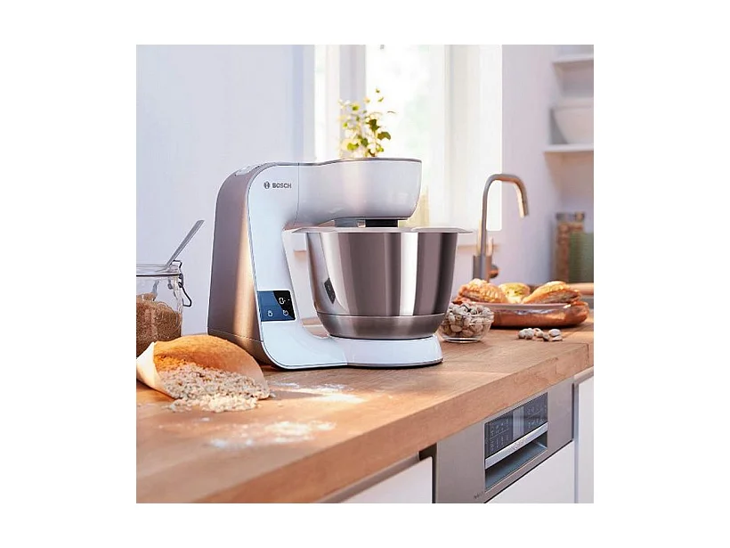 Bosch Robot pâtissier multifonction 3.9l 1000w blanc/champagne - mum5xw20