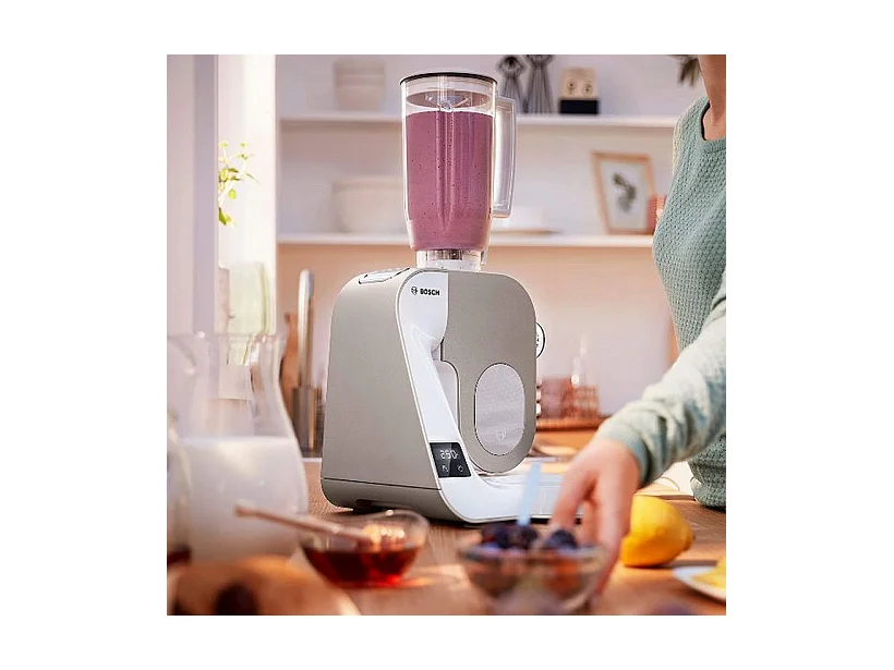 Bosch Robot pâtissier multifonction 3.9l 1000w blanc/champagne - mum5xw20