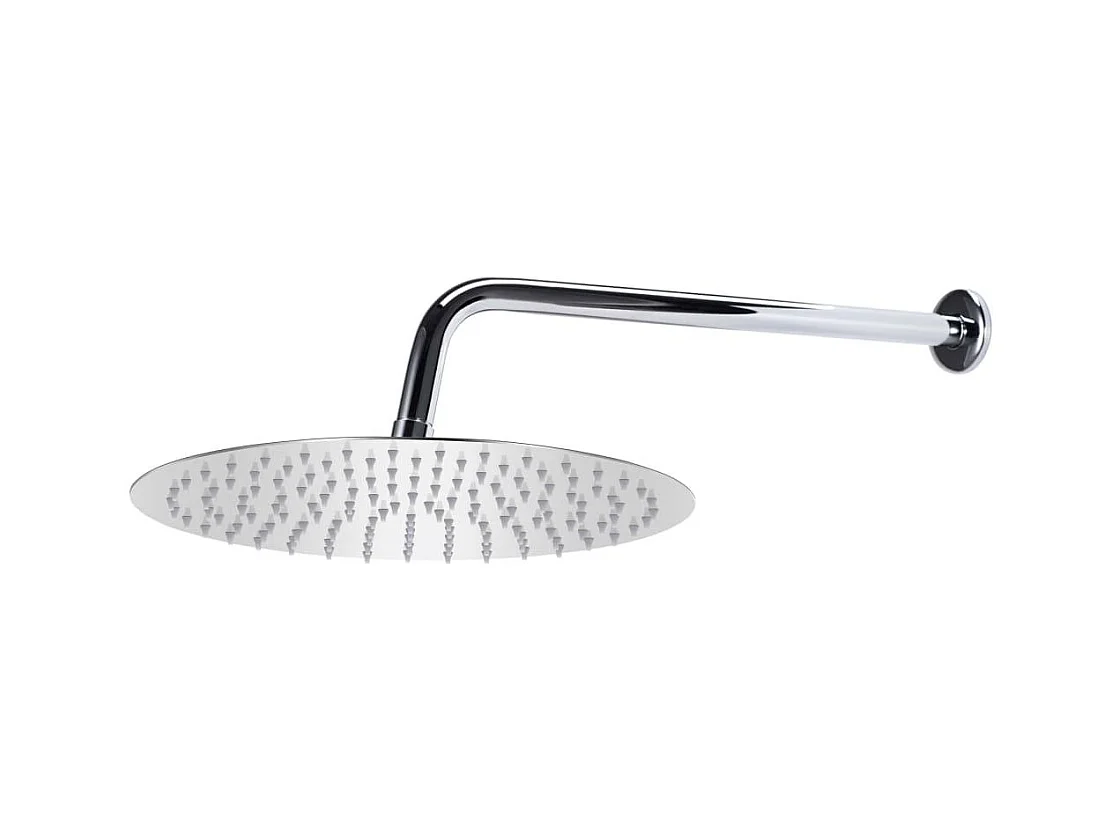 Set completo sistema de ducha rociador de ducha acero inoxidable plateado 02_0003104