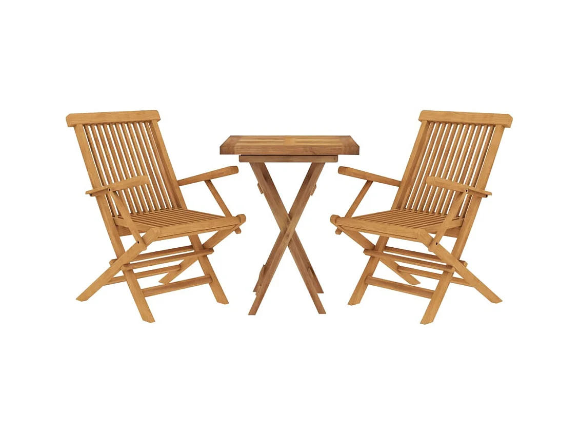 Ensemble de salle à bois marron 55 x 60 x 89 cm 02_0013603