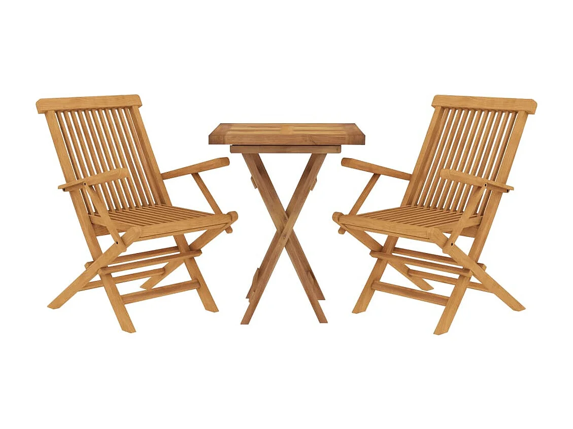 Ensemble de salle à bois marron 55 x 60 x 89 cm 02_0013603