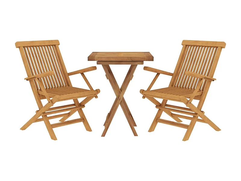 Ensemble de salle à bois marron 55 x 60 x 89 cm 02_0013603