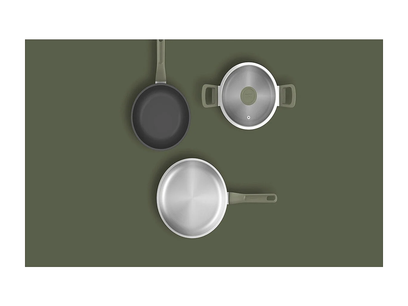 Berghoff Batterie de cuisine 5 pièces - 3950637