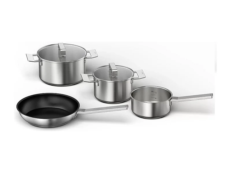 Siemens Batterie de cuisine 4 pièces acier inoxydable - HZ9SE040