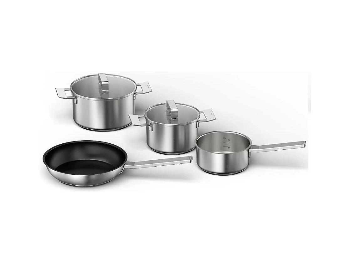 Siemens Batterie de cuisine 4 pièces acier inoxydable - HZ9SE040