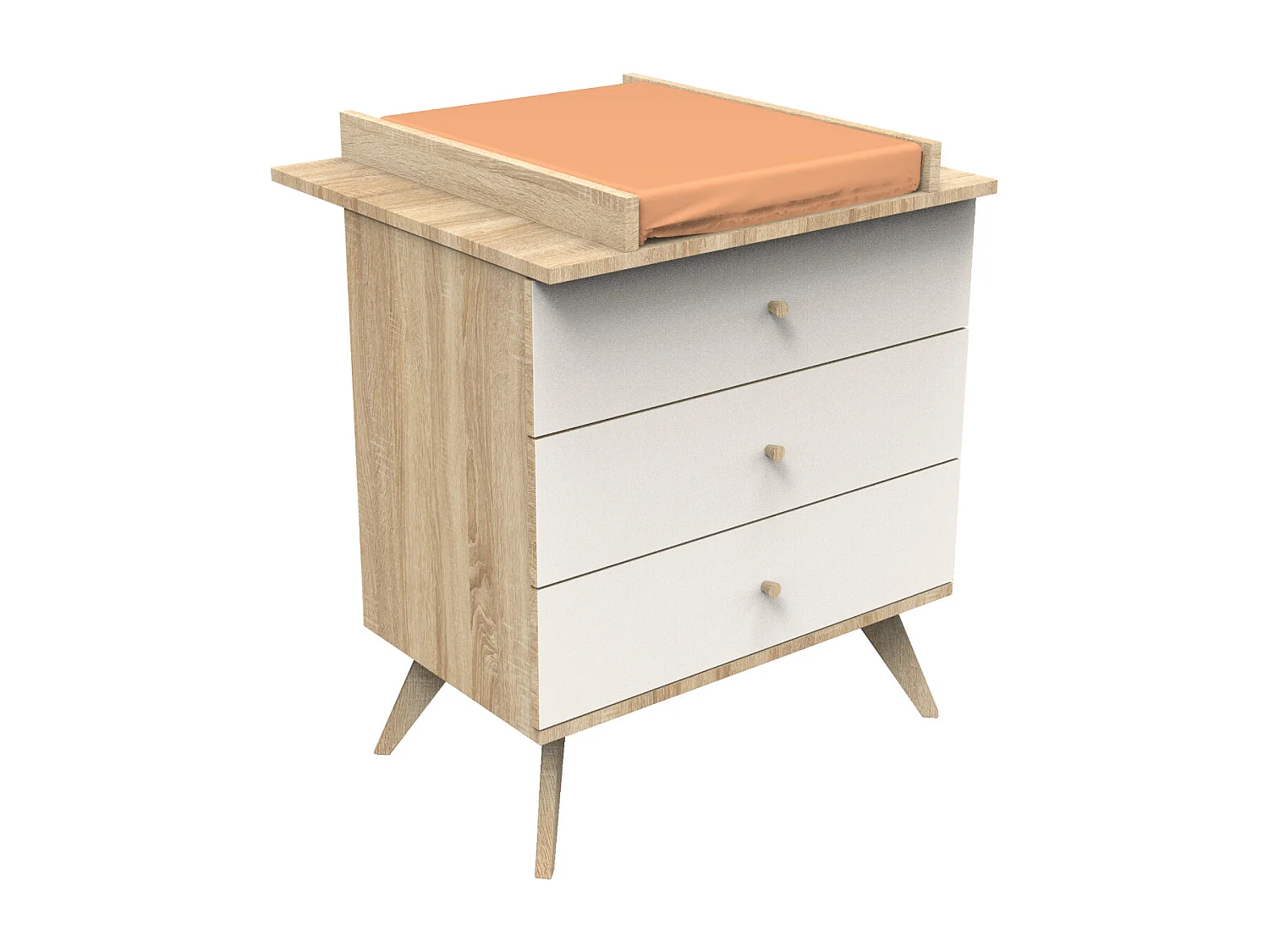 Plan à langer pour commode 3 tiroirs CAMILLE - Sauthon