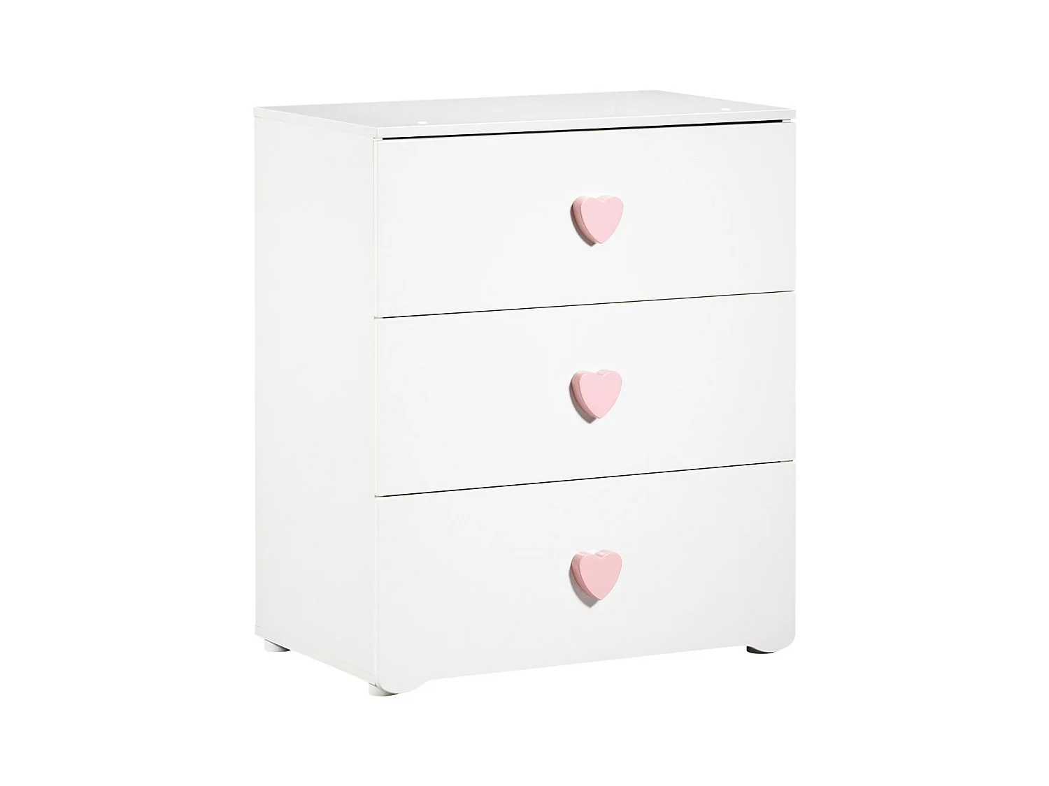 Chambre complète bébé avec lit 120x60cm et commode à langer 3 tiroirs BASIC - BabyPrice