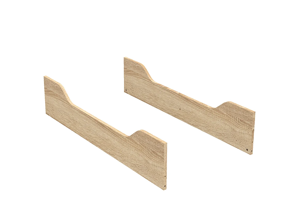 Kit d'évolution lit bébé à lit junior 140x70 décor bois CAMILLE - Sauthon