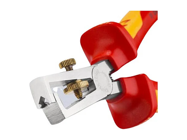 Pince à dénuder avec ressort d ouverture isolante 1000V KNIPEX 11 06 160