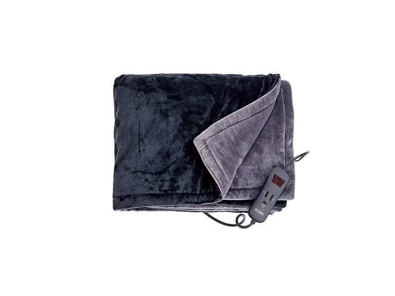 Cobertor Elétrico SOLAC CT8608 Cinza 2 Lugares 9 Níveis de Aquecimento
