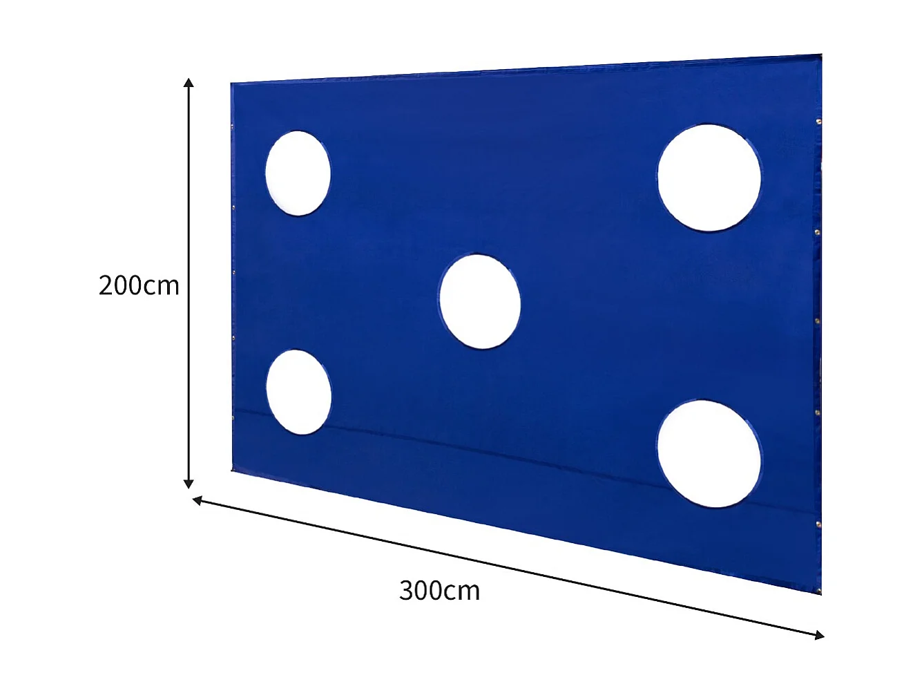 Cage d'Entraînement de Golf avec Cible Multi-Trous